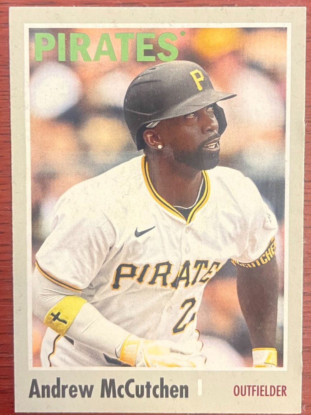 Andrew McCutchen, Pittsburgh Pirates Topps Baseball Card (Card #126), 2024.